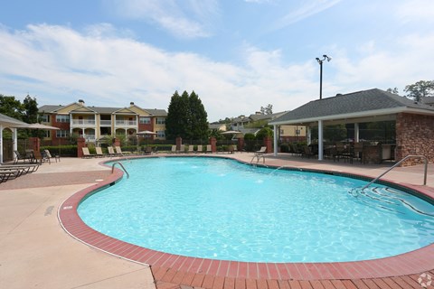 Stunning, resort style swimming pool at The Columns at Paxton Lane, Georgia